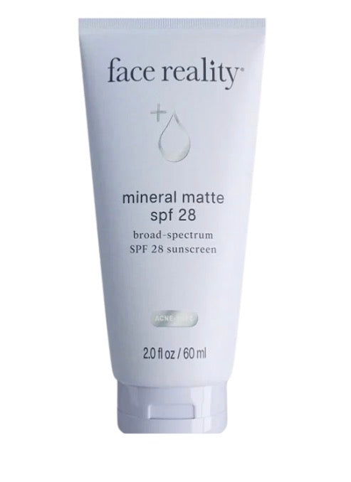 face reality mineral matte spf 28